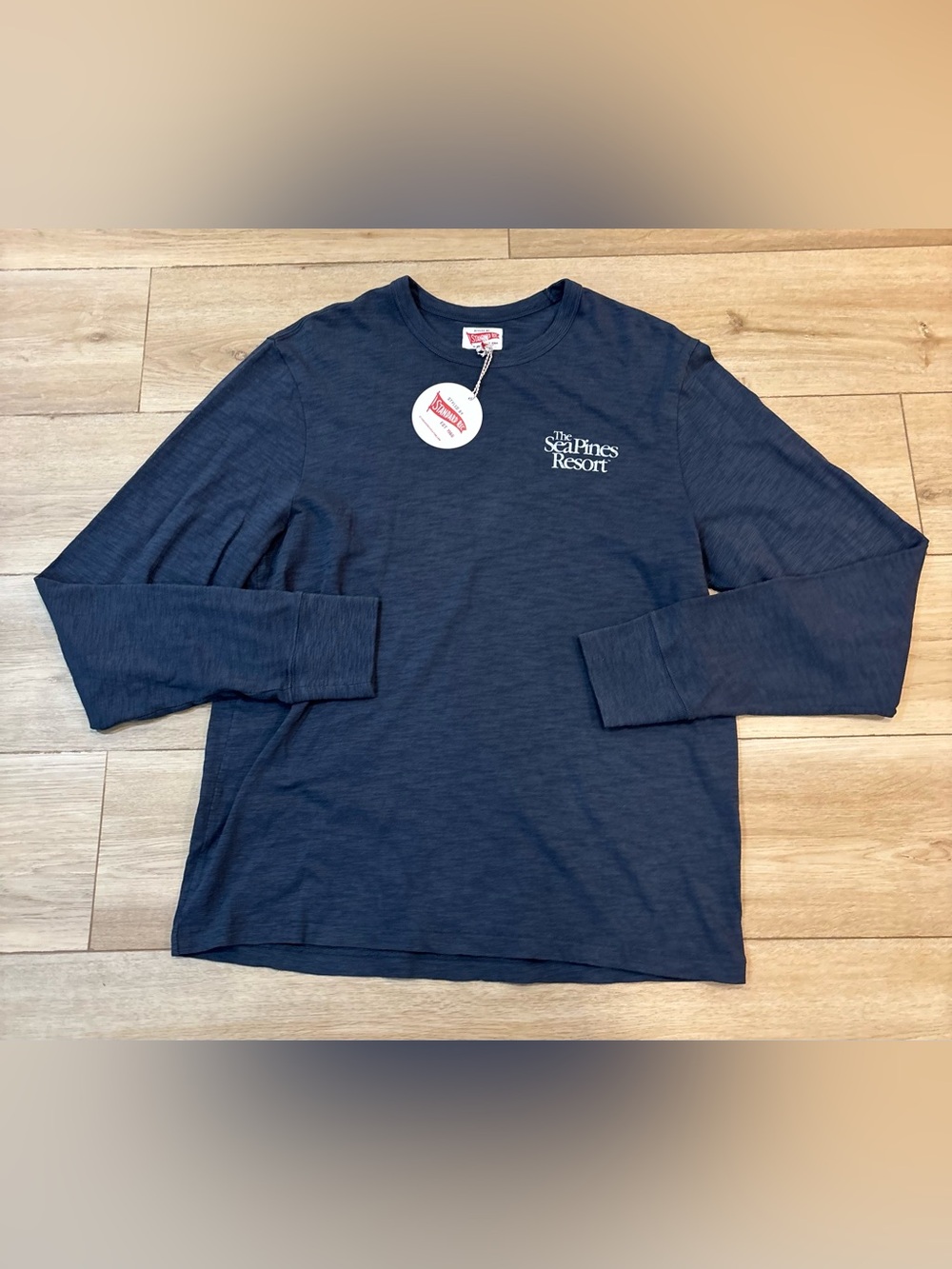 Standard Rec Sea Pines Hilton Head Golf Resort Medium M Navy Blue NWT $78 L/S